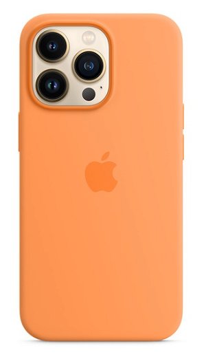 Apple Silicone Case with MagSafe for iPhone 13 Pro - Marigold