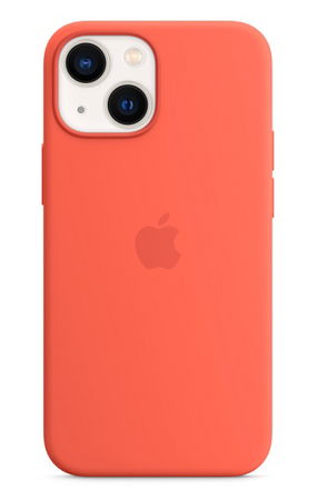 Apple Silicone Case with MagSafe for iPhone 13 Mini - Nectarine