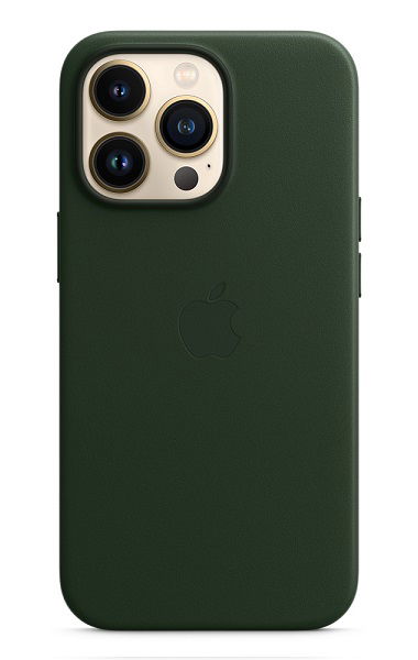 Apple Leather Case with MagSafe for iPhone 13 Pro - Sequoia Green