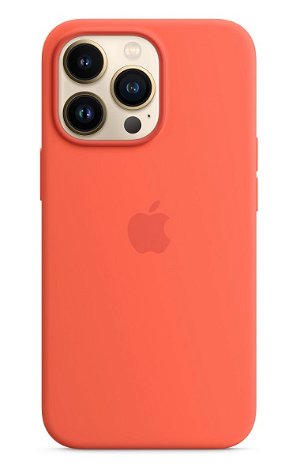 Apple Silicone Case with MagSafe for iPhone 13 Pro - Nectarine