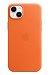 Apple Leather Case with MagSafe for iPhone 14 Plus - Orange