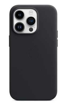 Apple Leather Case with MagSafe for iPhone 14 Pro - Midnight