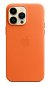 Apple Leather Case with MagSafe for iPhone 14 Pro Max - Orange