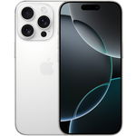 Apple iPhone 16 Pro A18 128GB Phone with iOS 18 - White Titanium