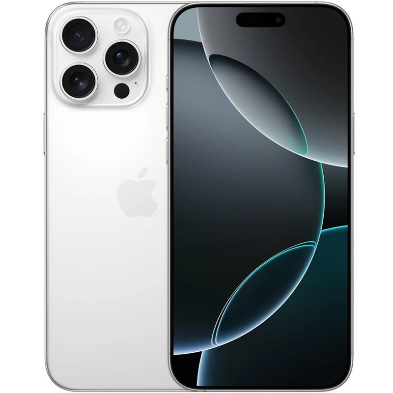 Apple iPhone 16 Pro Max A18 1TB Phone with iOS 18 - White Titanium
