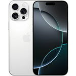 Apple iPhone 16 Pro Max A18 256GB Phone with iOS 18 - White Titanium