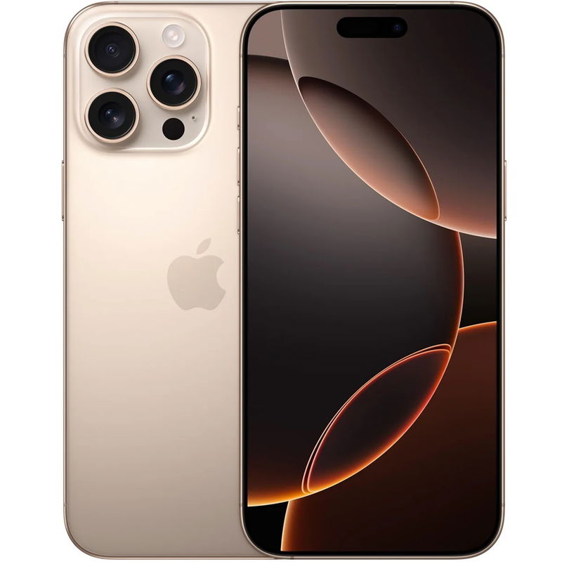 Apple iPhone 16 Pro Max A18 512GB Phone with iOS 18 - Desert Titanium