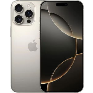 Apple iPhone 16 Pro Max A18 512GB Phone with iOS 18 - Natural Titanium