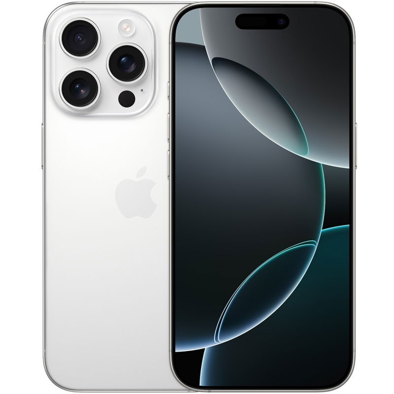 Apple iPhone 16 Pro Max A18 512GB Phone with iOS 18 - White Titanium