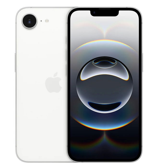 Apple iPhone 16e A18 512GB Phone with iOS 18 - White
