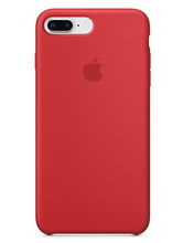 view Apple iPhone 7 Plus Silicone Case - Red