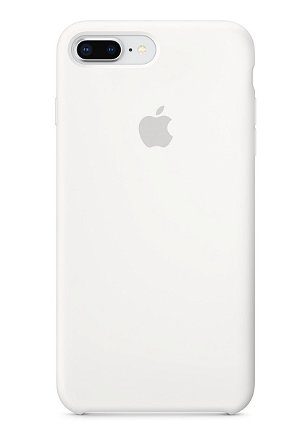 Apple iPhone 8 Plus/7 Plus Silicone Case - White