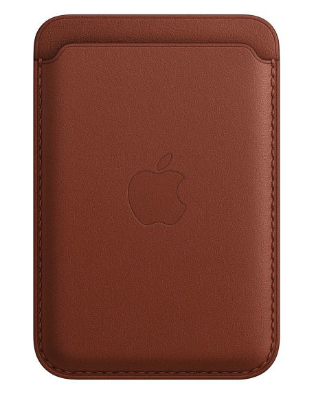 Apple Leather Wallet with MagSafe for iPhone - Umber