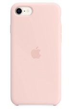 Apple Silicone Case for iPhone SE - Chalk Pink