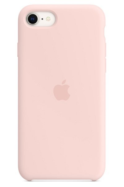 Apple Silicone Case for iPhone SE - Chalk Pink