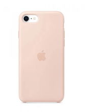 view Apple iPhone SE Silicone Case - Pink Sand