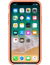 Apple iPhone X Silicone Case - Peach