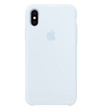 view Apple iPhone X Silicone Case - Sky Blue