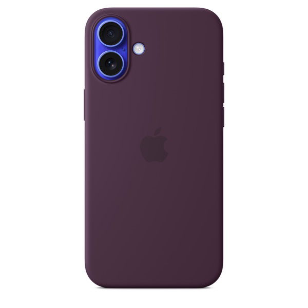 Apple iPhone16 Plus Silicone Case with MagSafe - Plum