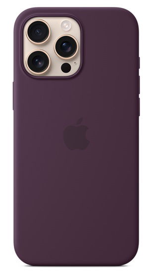 Apple Silicone Case with MagSafe for iPhone 16 Pro Max - Plum
