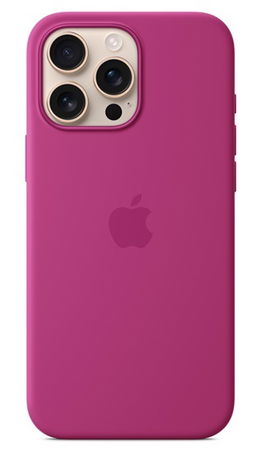 Apple Silicone Case with MagSafe for iPhone 16 Pro - Fuchsia