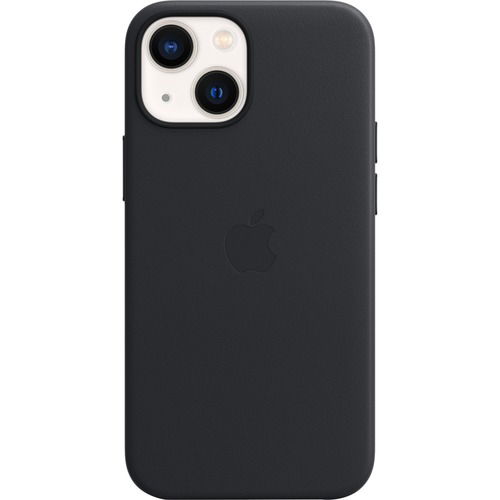 Apple Leather Case with MagSafe for iPhone 13 Mini Midnight | Elive NZ