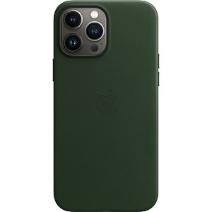 Apple Leather Case with MagSafe for iPhone 13 Pro Max - Sequoia Green