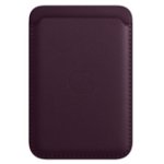 Apple Leather Wallet with MagSafe for iPhone - Dark Cherry