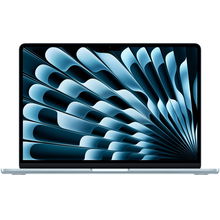 view Apple MacBook Air 13.6 Inch M4 16GB RAM 512GB SSD Laptop with macOS - Sky Blue