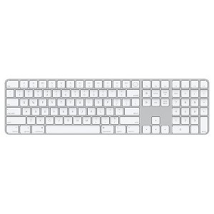 Apple Magic US English Wireless Keyboard with Touch ID and Numeric Keypad for Mac models with Apple Silicon - Silver