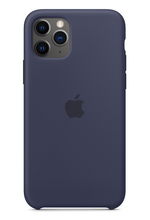 view Apple Silicone Case for iPhone 11 Pro - Midnight Blue