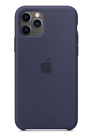 Apple Silicone Case for iPhone 11 Pro - Midnight Blue