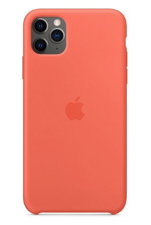 Apple Silicone Case for iPhone 11 Pro Max - Clementine