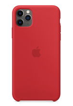 view Apple Silicone Case for iPhone 11 Pro Max - Red