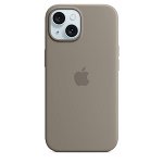 Apple Silicone Case with MagSafe for iPhone 15 - Clay