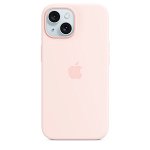 Apple Silicone Case with MagSafe for iPhone 15 - Light Pink