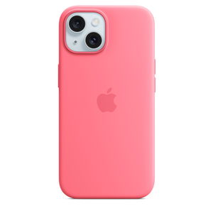 Apple Silicone Case with MagSafe for iPhone 15 - Pink