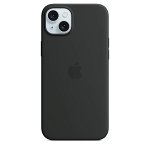 Apple Silicone Case with MagSafe for iPhone 15 Plus - Black