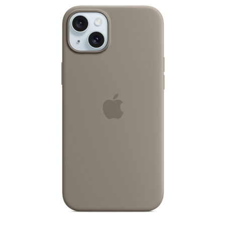 Apple Silicone Case with MagSafe for iPhone 15 Plus - Clay