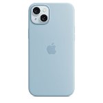 Apple Silicone Case with MagSafe for iPhone 15 Plus - Light Blue