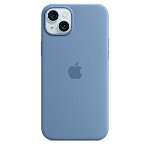 Apple Silicone Case with MagSafe for iPhone 15 Plus - Winter Blue