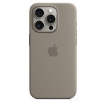 Apple Silicone Case with MagSafe for iPhone 15 Pro - Clay