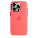 Apple Silicone Case with MagSafe for iPhone 15 Pro - Guava