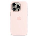 Apple Silicone Case with MagSafe for iPhone 15 Pro - Light Pink