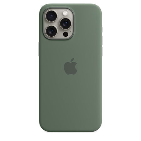 Apple Silicone Case with MagSafe for iPhone 15 Pro Max - Cypress
