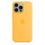 Apple Silicone Case with MagSafe for iPhone 15 Pro Max - Sunshine