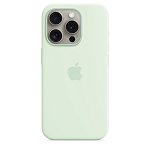 Apple Silicone Case with MagSafe for iPhone 15 Pro - Soft Mint