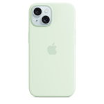 Apple Silicone Case with MagSafe for iPhone 15 - Soft Mint