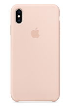view Apple Silicone Case for iPhone XS Max - Pink Sand