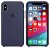 Apple Silicone Case for iPhone XS - Midnight Blue